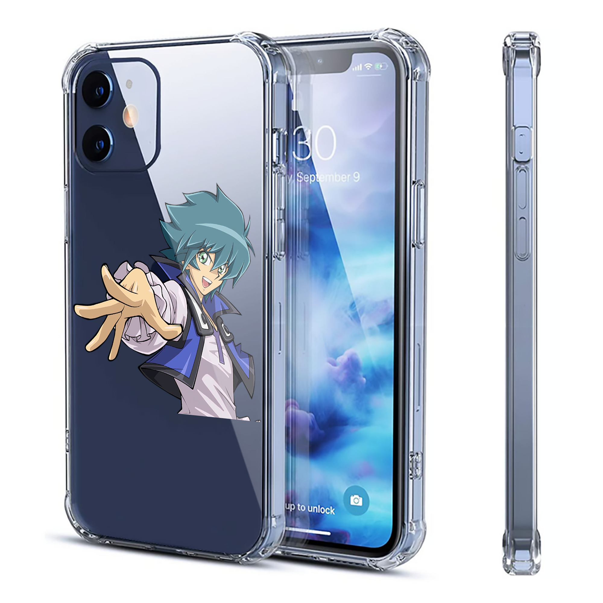（画像用） 遊☆戯☆王 Yu-Gi-Oh! 【iPhone 12シリーズ対応】透明スマホケース（クリアソフトケース）